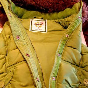 Vintage/LIKE NEW! LTD TOO Vest w/Furtrim Hood, 18G